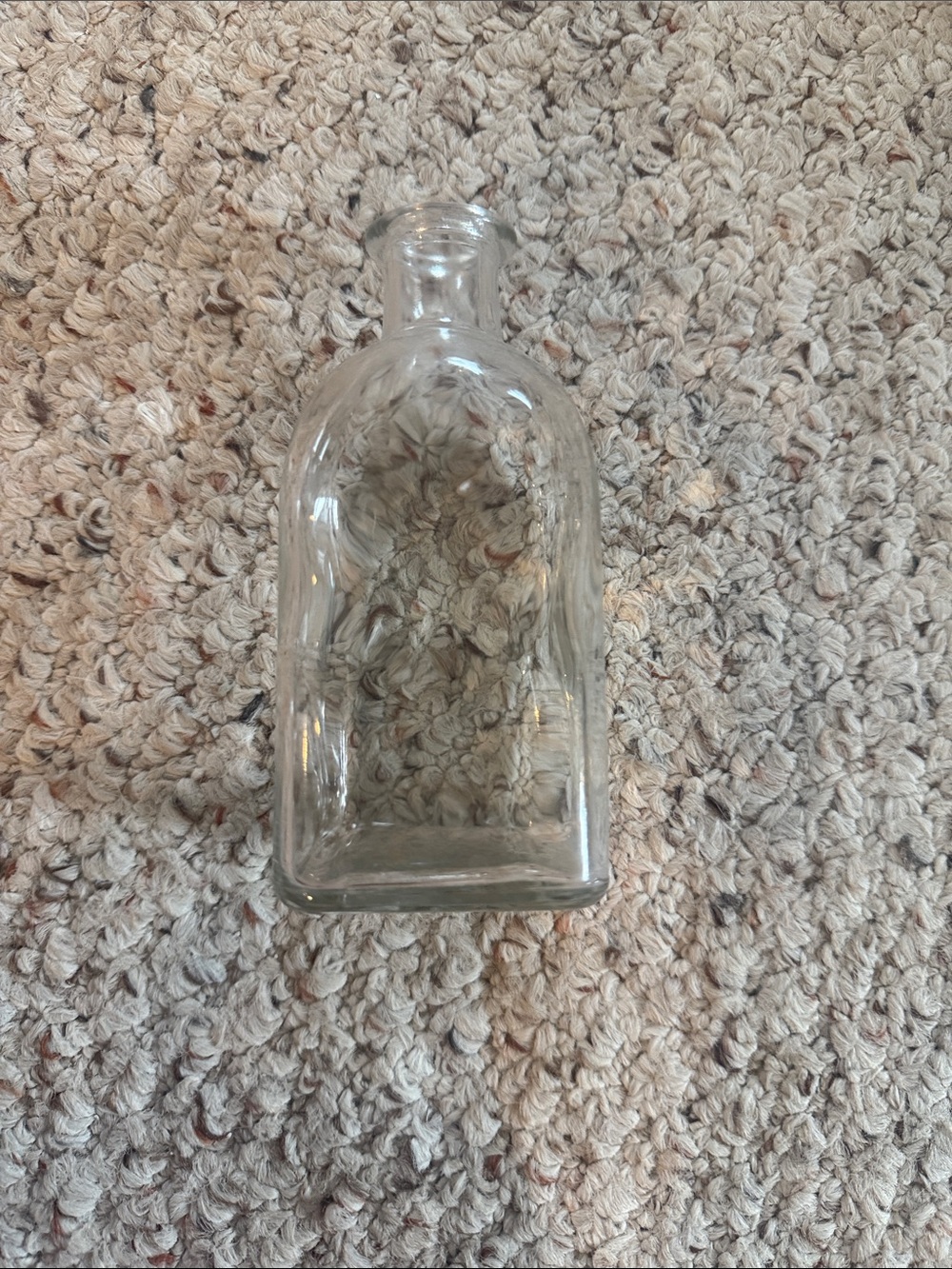 Clear Decorative Glass Bottle Vase